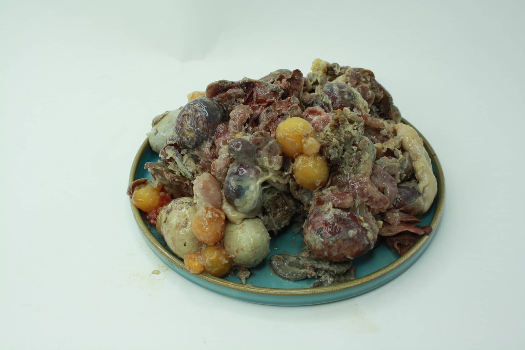 Кишки с потрохами перепелки