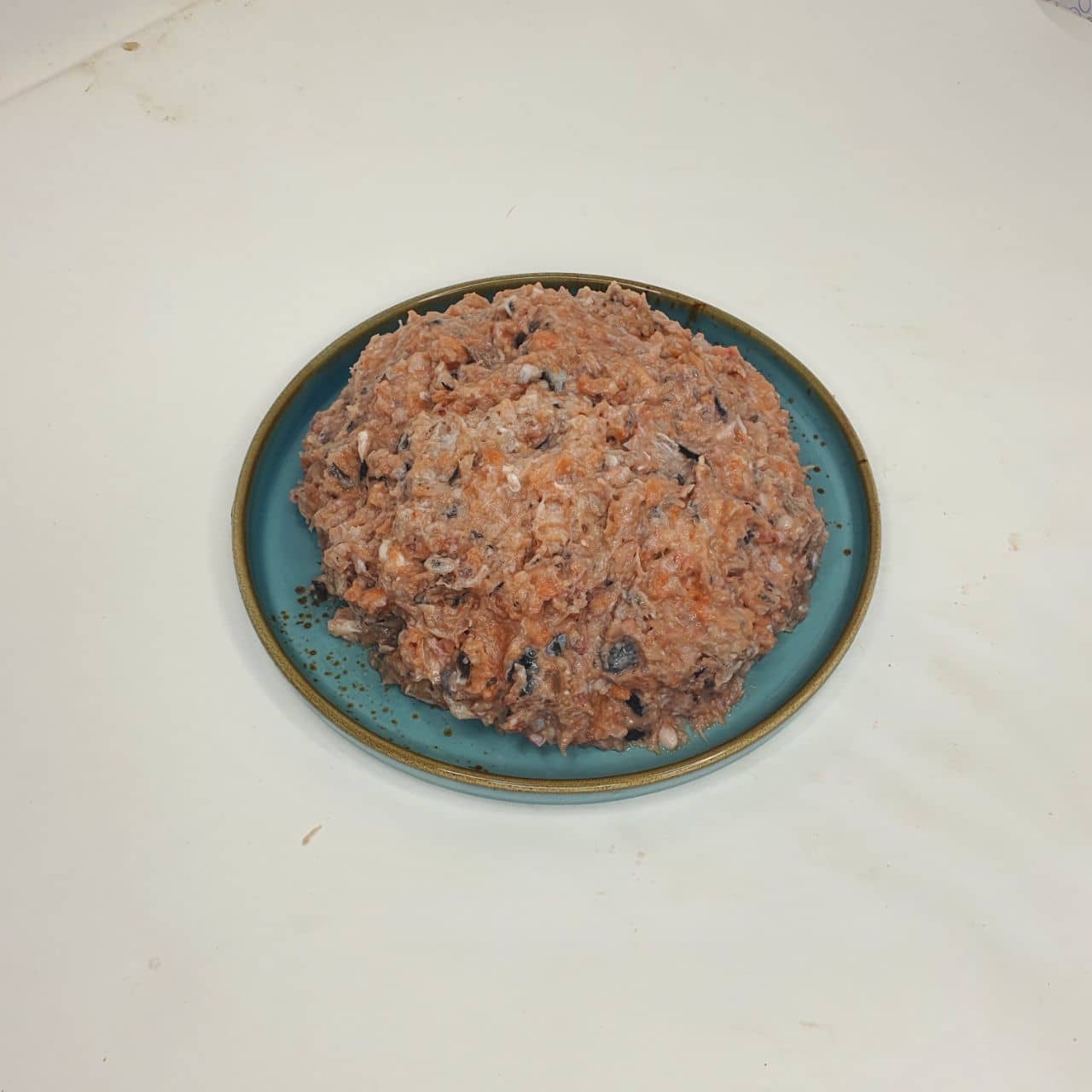 Фарш мясокостный лососевый